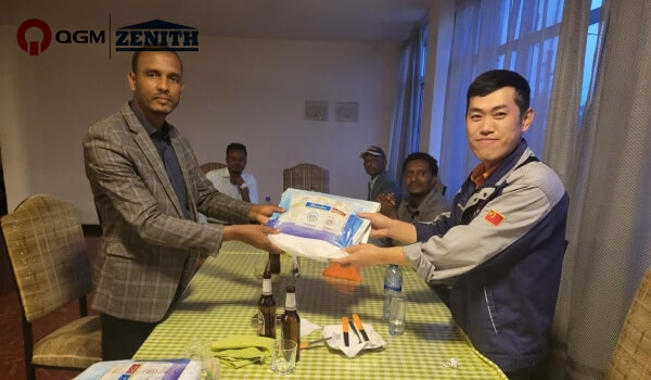 Соғыстан кейінгі қалпына келтіру үшін Некемтеде жаңа QGM QT6 блок жасау машинасының өндірісі аяқталды.