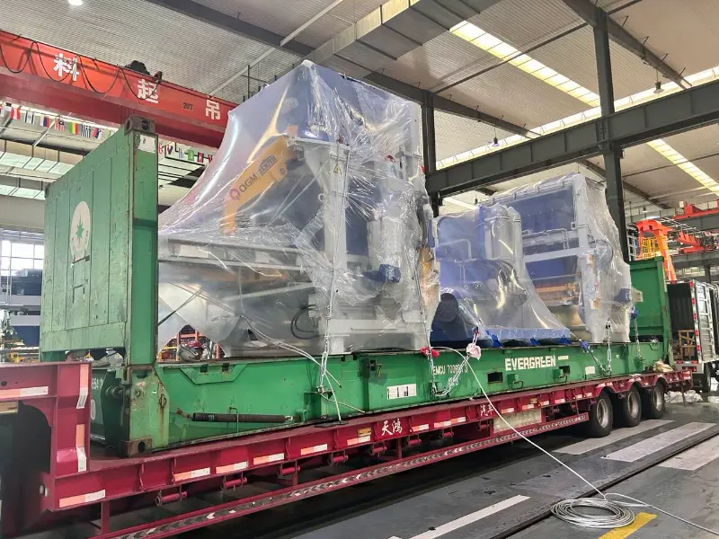 Quangong Machinery компаниясының 1500 кең ауқымды кірпіш шығаратын өндірістік желісі тағы да шетелге жөнелтілді.