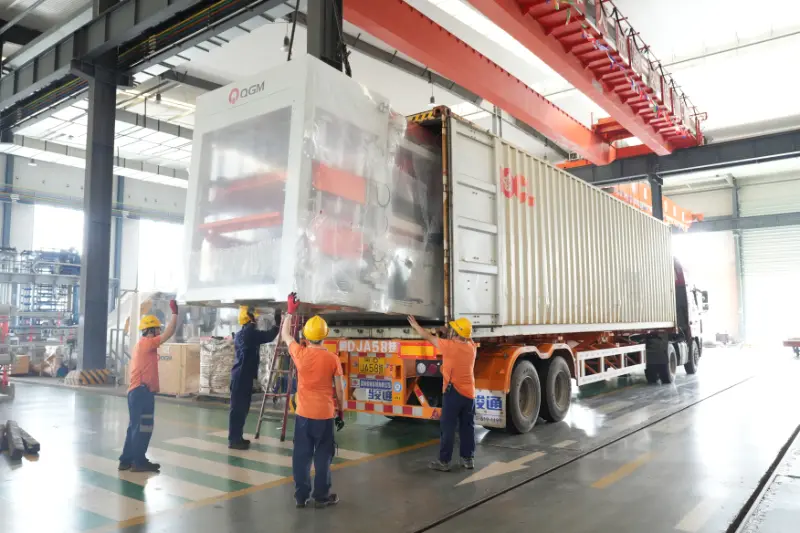 Quangong Machinery шетелдік нарықтарға ақылды кірпіш өндіру желілерін жөнелтеді